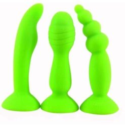 Coffret Plug Anal Homme - Vert - Plug anal