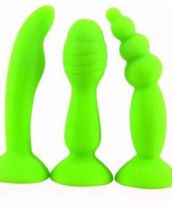 Coffret Plug Anal Homme - Vert - Plug anal