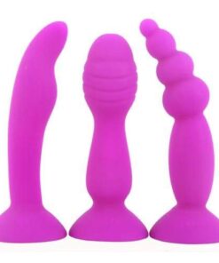 Coffret Plug Anal Homme - Violet - Plug anal