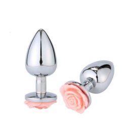 Plug Anal Fleur rose pale