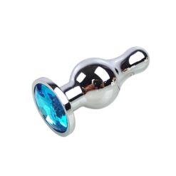 Plug Anal Métal Ascension Diamant Azur - Plug anal