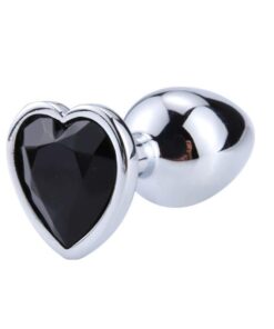 plug anal coeur noir