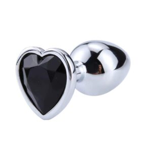 plug anal coeur noir