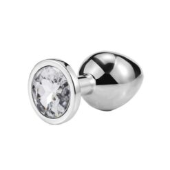 plug anal metal cristal diamant