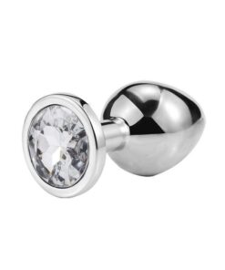 plug anal metal cristal diamant