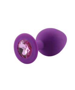 plug anal silicone bijou fushia