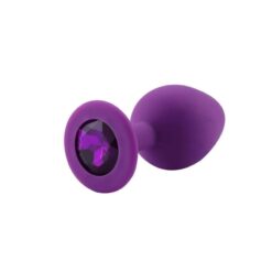 Plug Anal Silicone Violet Diamant Violet