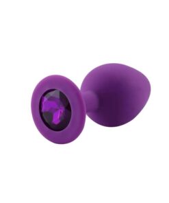 Plug Anal Silicone Violet Diamant Violet