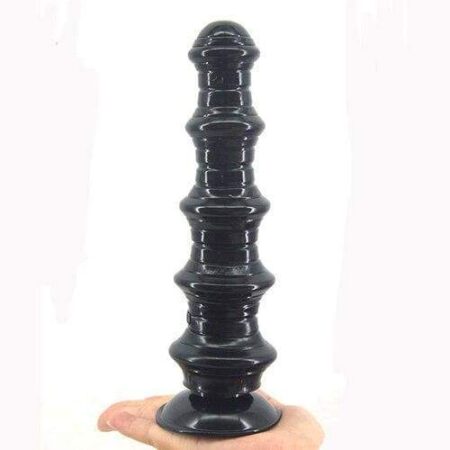 plug anal long flexible noir