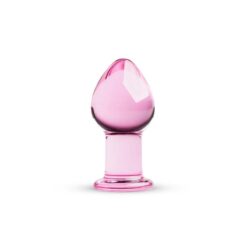 Plug Anal en Verre Rose Clair