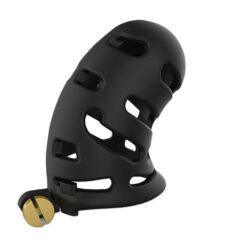 Cage à Pénis Rigide Longue à Rayures