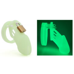 Cage à Pénis Silicone Phosphorescente