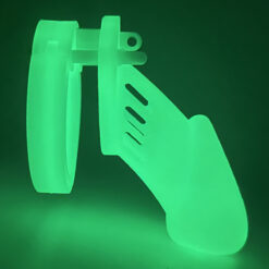 Cage à Pénis Silicone Phosphorescente
