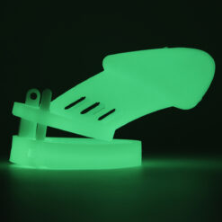 Cage à Pénis Silicone Phosphorescente