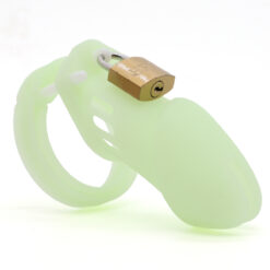 Cage à Pénis Silicone Phosphorescente
