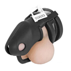 Cage de Chasteté Silicone Petit Oiseau Noir