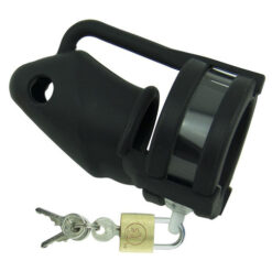 Cage de Chasteté Silicone Petit Oiseau Noir
