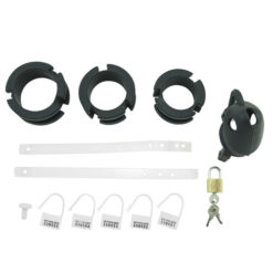 Cage de Chasteté Silicone Petit Oiseau Noir
