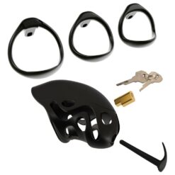 Cage de Chasteté Masculine Courbé Solide