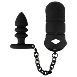 Cage de Chasteté Plug Anal Silicone