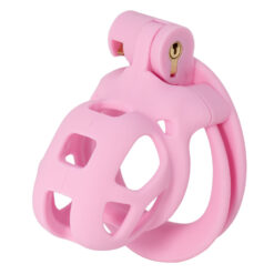 Cage de Chasteté Prison Courte Rose