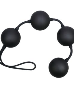 Chapelet Anal Pour Homme Perles Noir