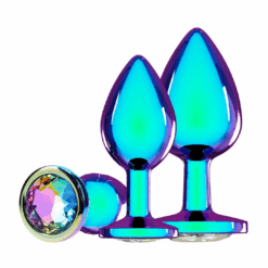 Coffret Coquin Plug Anal Diamant Multicolore