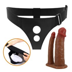 Culotte Harnais Double Gode Creux