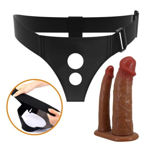 Culotte Harnais Double Gode Creux