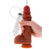 Dildo Éjaculateur Silicone Marron