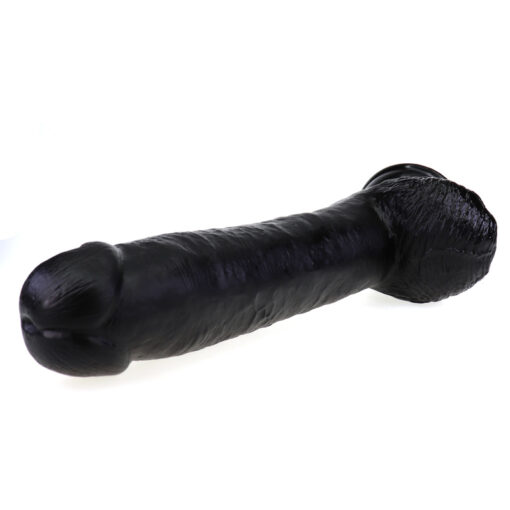 Dildo Noir XXL Très Réaliste 30x6cm