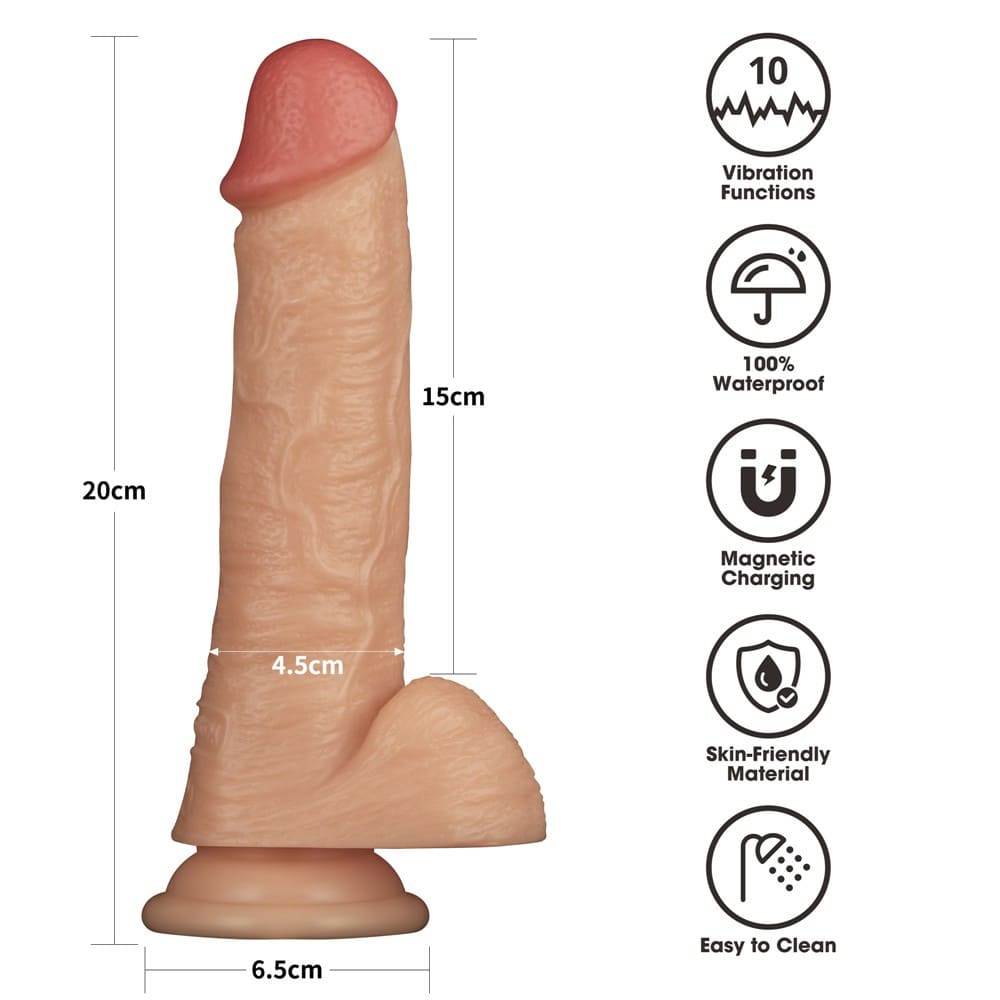 Dildo Pénis Vibrant Puissante Ventouse
