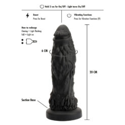 Dildo Vibrant Goblin 14x6cm