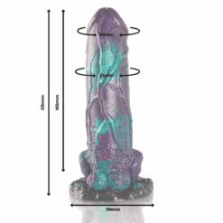 Dildo XL Monstre Basilic Violet