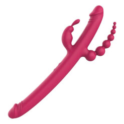 Double Gode Femme Vibrant Rose