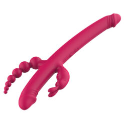 Double Gode Femme Vibrant Rose