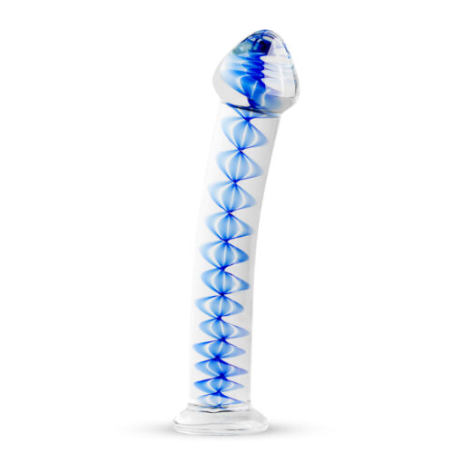 gode anal en verre Hot Dildo Bleu