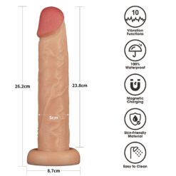 Gode Anal Vibrant Ultra Réaliste
