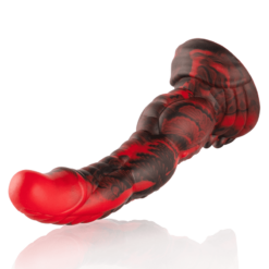 Gode Dragon XL Ares 17x5cm Rouge et Noir