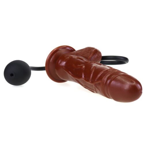 Gode Gonflable Marron 8 cm