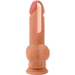 Gode Réaliste Naturel avec Testicules 21x4cm
