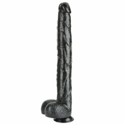 Gode Réaliste Noir Long