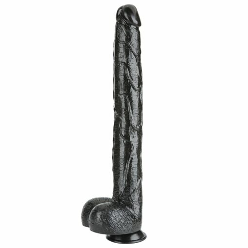 Gode Réaliste Noir Long