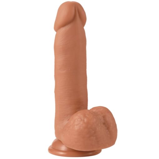 Gode Réaliste Souple avec Testicules 20x4,5cm