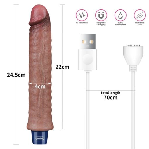 Gode Réaliste Vibromasseur 22x4cm