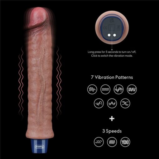 Gode Réaliste Vibromasseur 22x4cm
