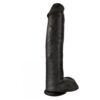 Gode XXL Testicules Noir