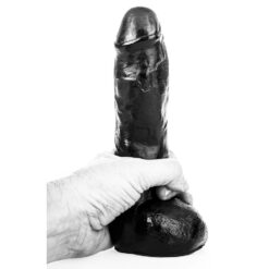 Godemichet Anal Réaliste Noir 22x4,5cm