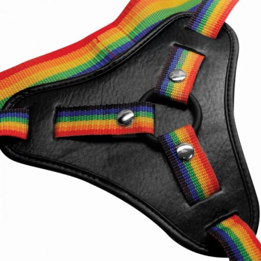 Harnais Ajustable Gode Ceinture Rainbow