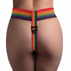 Harnais Ajustable Gode Ceinture Rainbow